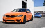 BMW M3 Sedan Fire Orange by EAS 2018 года